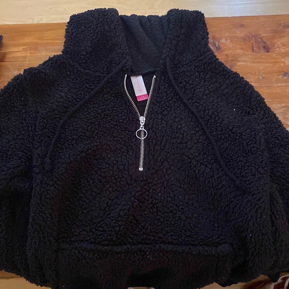 sherpa hoodie